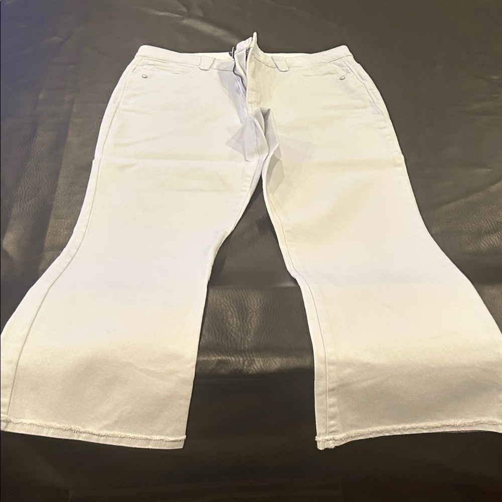 Women's baby blue jeans